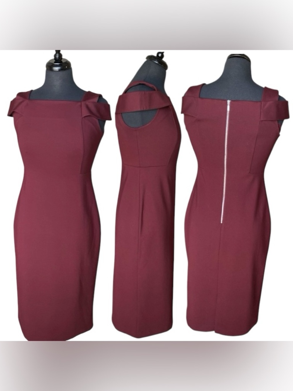 Lafayette 148 New York Cut Sleeve MIDI Dress